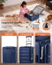 Превью Carry On Luggage with Cup Holder, USB Charge, and Spinner Wheels — Smart Luggage, ISLAND ELEPHANT