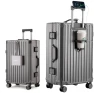 Превью Hard Shell Checked Suitcase with Aluminum Frame — Smart Luggage, HotWay
