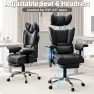 Превью Heated Massage Office Chair with Foot Rest — Smart Chairs, Mvpipi