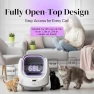Превью Open-Top Automatic Litter Box with App Control and Fragrance Dispenser — Self-Cleaning Litter Box, NIKOMART