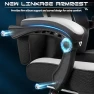 Превью Big and Tall Gaming Chair with Footrest, Massage Lumbar Support, and Wide Seat — Smart Chairs, Meilocar