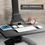 Превью Double Monitor Electric Standing Desk Converter — Standing Desk, Mount-It!