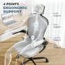 Превью Ergonomic Desk Chair with High Back, Flip-up Armrests — Smart Chairs, Synorla