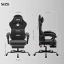 Превью Ergonomic Gaming Chair with Lumbar Massage — Smart Chairs, NIONIK