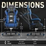 Превью Ergonomic Gaming Chair with Massage Lumbar Support — Smart Chairs, HLDIRECT