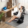 Превью Gaming Chair with Massage, Reclining Backrest, and Retractable Footrest — Smart Chairs, Goplus