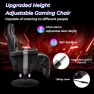 Превью Gaming Chair with Massage, Reclining Backrest, and Retractable Footrest — Smart Chairs, Goplus