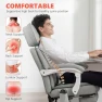 Превью Massage Office Chair with Lumbar Heat, Ergonomic Executive Desk Chair with Adjustable Headrest, Vibration, Reclining,... — Massage Chairs, HOMCOM