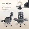 Превью Office Chair with Flip Armrests and Foot Rest — Smart Chairs, HOMRELEXA