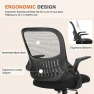 Превью Office Computer Desk Chair, Ergonomic Mid-Back Mesh Rolling Work Swivel Task Chair with Wheels, Comfortable Lumbar... — Smart Chairs, Sweetcrispy