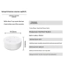 Smart Home Water Detector & Smoke Alarm with Wireless Temperature and Humidity Sensor, Tuya