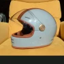 Retro Motorcycle Cruise Leather Smart Bluetooth Helmet, Reliable tool