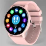 Smart Watch with Bluetooth Calling, Heart Rate, 1.39" Display, IP67 Waterproof, Pink Silicone Strap — Fitness Tracker, SACOSDING