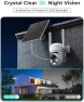 Превью 4G LTE Cellular Security Camera Outdoor, Solar Powered, 2K Color Night Vision, 360° PTZ, PIR Motion Detection, 2 Pack — Security Camera, LIWAN