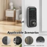 Превью Keyless Entry Door Lock with Digital Keypad and Built-in WiFi — Smart Lock, Zylenor