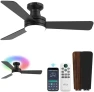 Превью RGB Ceiling Fan with Light — Smart Fan, Homlit