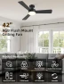 Превью RGB Ceiling Fan with Light — Smart Fan, Homlit