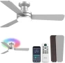 Превью RGB Ceiling Fan with Light — Smart Fan, Homlit
