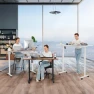 Превью Adjustable Height Computer Desk with Wheels and Charging Station — Standing Desk, Legooin