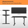 Превью Adjustable Height Computer Desk with Wheels and Charging Station — Standing Desk, Legooin