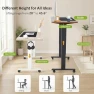 Превью Electric Adjustable Height Standing Desk with Large Mouse Pad — Standing Desk, farexon