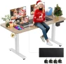 Превью Electric Adjustable Height Standing Desk with Large Mouse Pad — Standing Desk, farexon