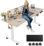 Превью Electric Adjustable Height Standing Desk with Large Mouse Pad — Standing Desk, farexon