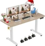 Превью Electric Adjustable Height Standing Desk with Large Mouse Pad — Standing Desk, farexon