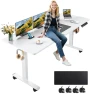 Превью Electric Adjustable Height Standing Desk with Large Mouse Pad — Standing Desk, farexon