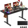 Превью Electric Adjustable Height Standing Desk with Large Mouse Pad — Standing Desk, farexon