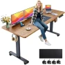 Превью Electric Adjustable Height Standing Desk with Large Mouse Pad — Standing Desk, farexon