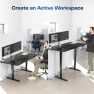 Превью Electric Stand Up Desk Frame Workstation — Standing Desk, VIVO