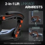 Превью Ergonomic Gaming Chair with Massage Lumbar Support, Footrest, and Adjustable Headrest — Smart Chairs, Dowinx