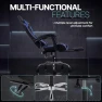 Превью Ergonomic Gaming Chair with Massage Lumbar Support, Footrest, and Adjustable Headrest — Smart Chairs, Dowinx