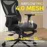 Превью Ergonomic Office Chair with Footrest — Smart Chairs, CYKOV