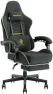 Превью Fabric Gaming Chair with Pocket Spring Cushion, Massage, and Footrest — Smart Chairs, Dowinx