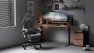 Превью Gaming Chair Fabric with Pocket Spring Cushion, Massage Game Chair Cloth with Headrest, Ergonomic Computer Chair with... — Smart Chairs, Dowinx