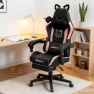 Превью Gaming Chair with Cat Ears and Massage Lumbar Support — Smart Chairs, Dowinx