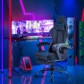 Превью Gaming Chair with Footrest and Massage Lumbar Support — Smart Chairs, Homall