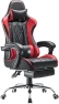 Превью Gaming Chair with Footrest and Massage Lumbar Support — Smart Chairs, Homall