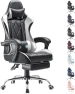 Превью Gaming Chair with Footrest and Massage Lumbar Support — Smart Chairs, Homall