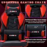 Превью Massage Gaming Chair with Lumbar Support and Footrest — Smart Chairs, ECOTOUGE