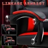 Превью Massage Gaming Chair with Lumbar Support and Footrest — Smart Chairs, ECOTOUGE