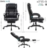 Превью Massage Office Chair with Foot Rest — Massage Chairs, HESL