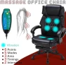 Превью Massage Office Chair with Foot Rest — Massage Chairs, HESL