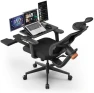 Превью Office Chair with Footrest, Auto-Following Lumbar Support, High Back Desk Chair with 4D Armrest, 136° Tilt Lock,... — Smart Chairs, NEWTRAL