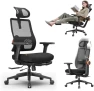 Превью Office Chair with Footrest, Auto-Following Lumbar Support, High Back Desk Chair with 4D Armrest, 136° Tilt Lock,... — Smart Chairs, NEWTRAL