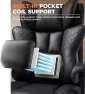 Превью Big and Tall Office Chair with Foot Rest — Smart Chairs, GTPLAYER