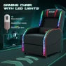 Превью LED Gaming Massage Recliner Chair Racing Style Single Living Room Sofa — Massage Chairs, Homall