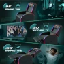 Превью LED Gaming Massage Recliner Chair Racing Style Single Living Room Sofa — Massage Chairs, Homall